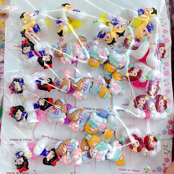 Wholesale 20PCS Children's Cartoons Plastic Hair Rope JDC-HS-Yuwei001