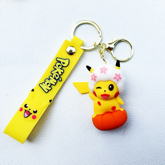 Wholesale PVC Cartoon Doll Keychain JDC-KC-WuYi025