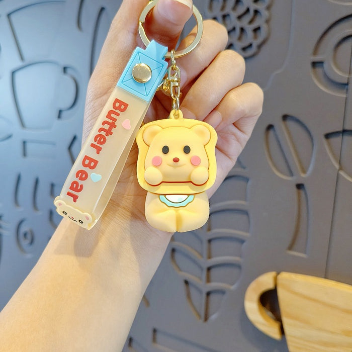 Wholesale Silicone Cartoon Doll Keychain JDC-KC-MingT202