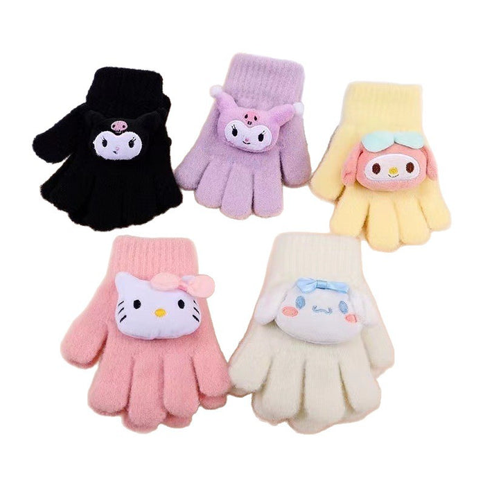 Wholesale Children' s Gloves Finger Cute Winter Gloves