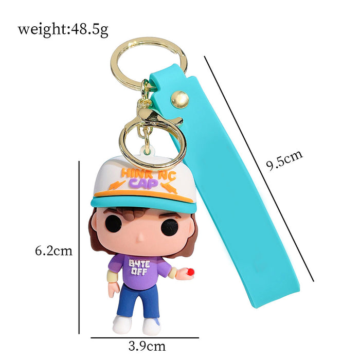 Wholesale Cartoon Silicone Doll Keychain JDC-KC-QiChao041