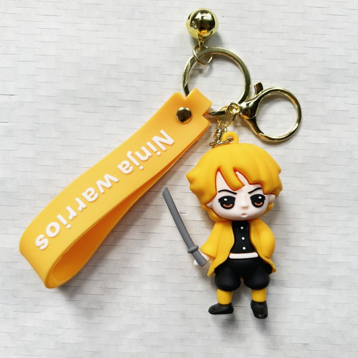 Wholesale PVC Cartoon Doll Keychain JDC-KC-WuYi049