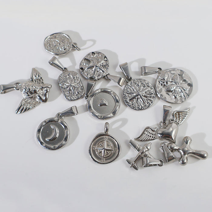 Wholesale Stainless Steel Single Pendant Gold Plated