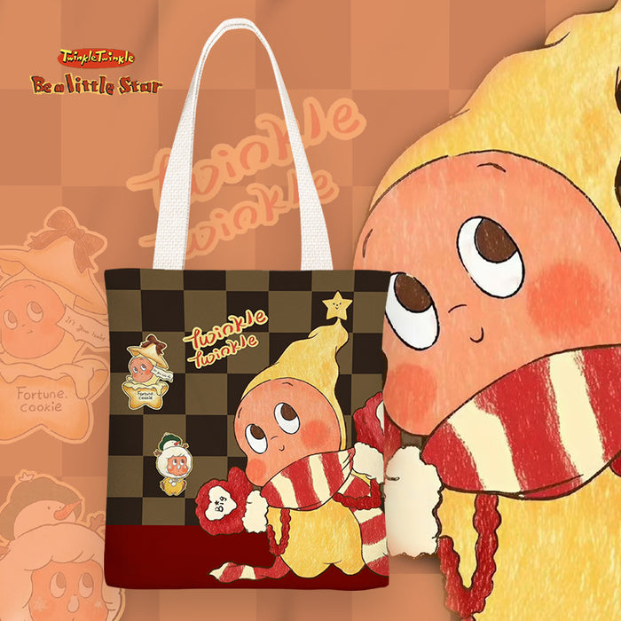 Wholesale Cartoon print canvas shoulder bags