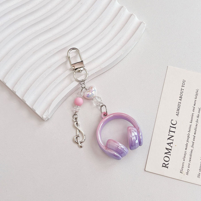Wholesale Headset Mobile Phone Chain Cool All-match Chain Student Backpack Pendant Keychain