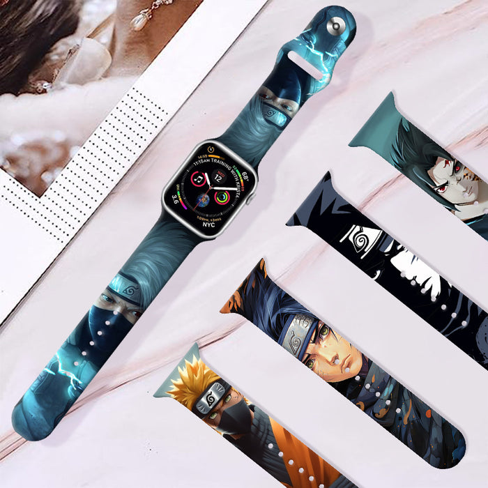 Wholesale Printed Silicone Watch Strap Wristband JDC-WD-NuoQi045