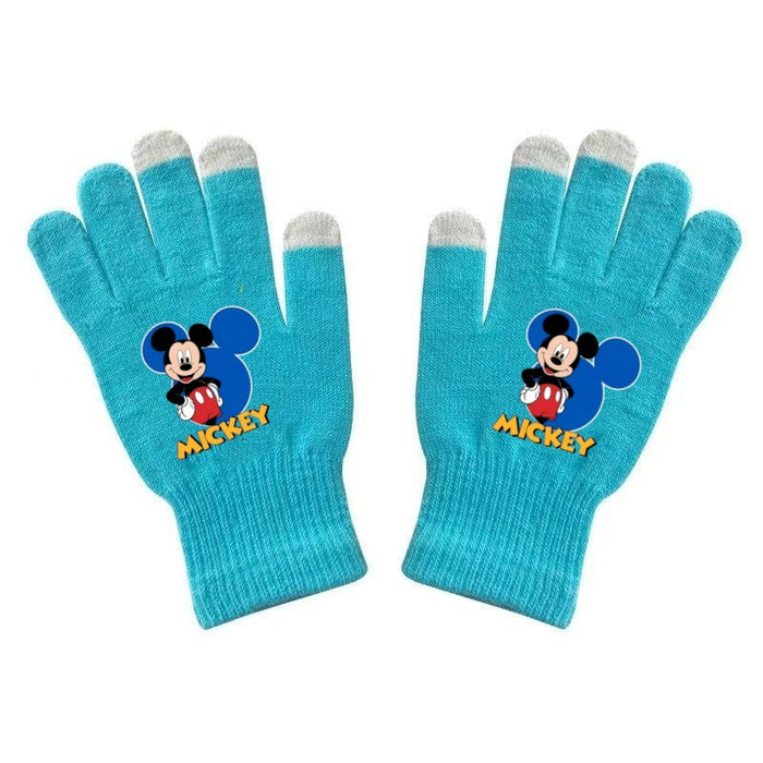 Wholesale Warm and versatile printed knitted gloves