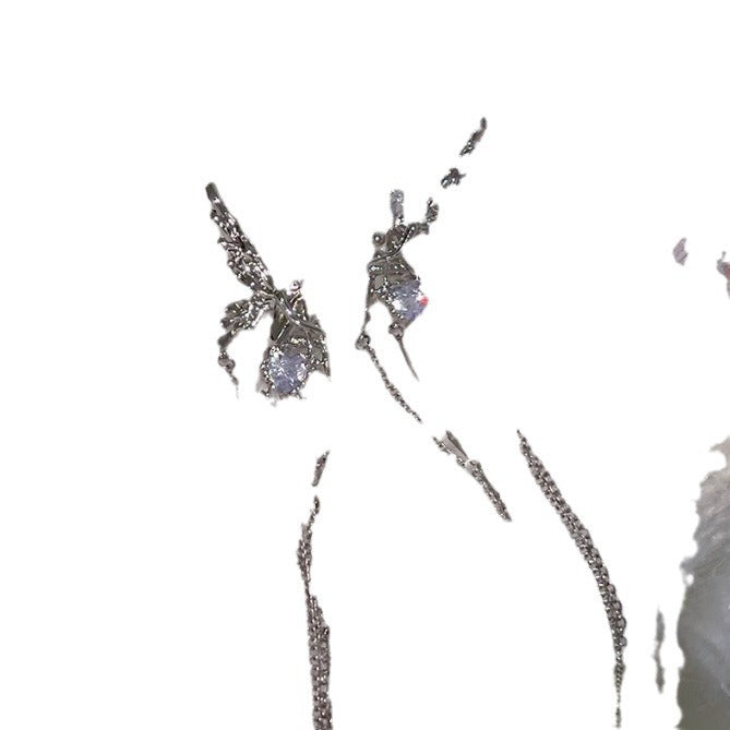 Wholesale Exquisite elf Ear Clip Long Style Tassel Earless Hole Ear Bone Clip Personalized Niche Angel Earrings Ear Clip