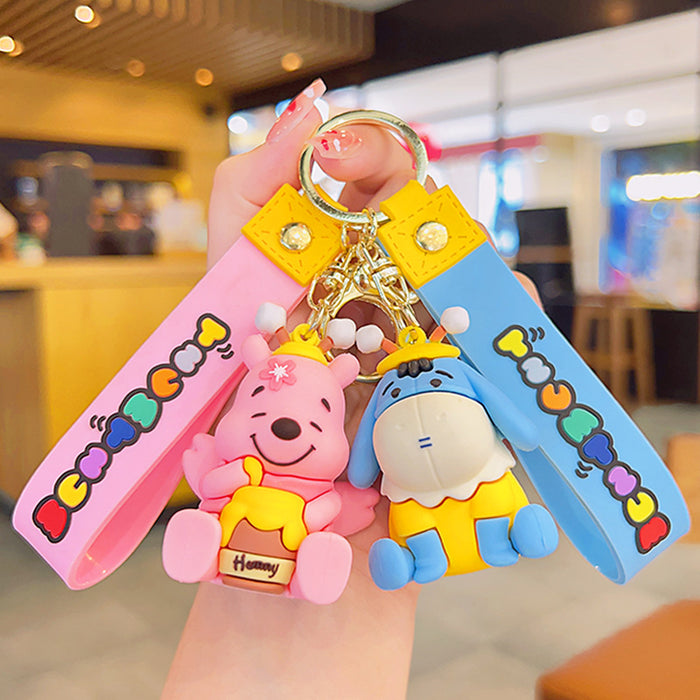 Wholesale Silicone Cartoon Doll Keychain JDC-KC-KuM003