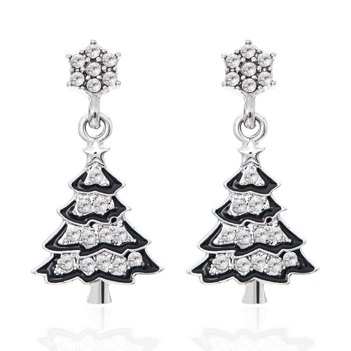 Wholesale  Christmas earrings  Christmas tree earrings