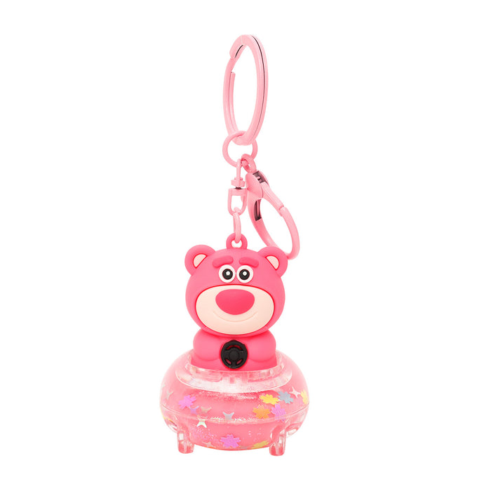 Wholesale PVC Oil Filled Cartoon Doll Keychain JDC-KC-MengXu007