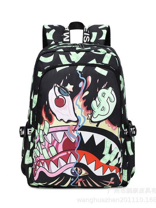 Wholesale Shark Student Lightweight Waterproof School Bag