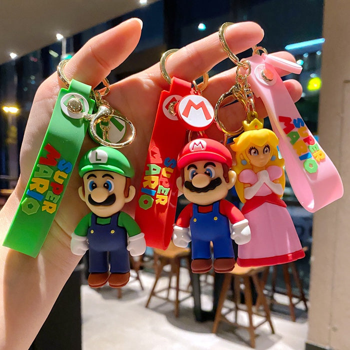 Wholesale Cartoon  Keychain Ring car Bubble  Doll Pendant