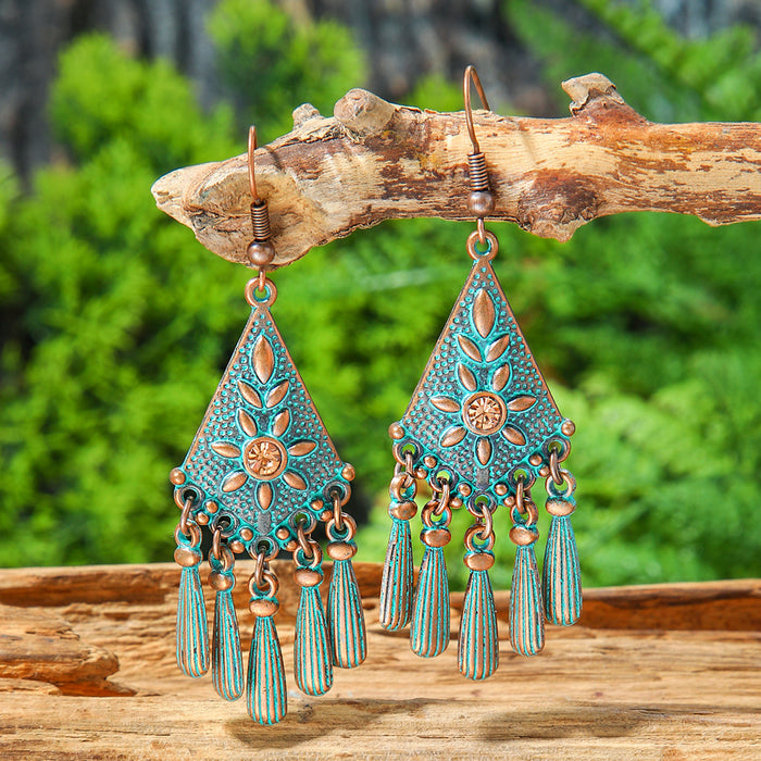 Wholesale Bohemian Tassel Earrings Zinc Alloy Jewelry Accessory MOQ≥2
