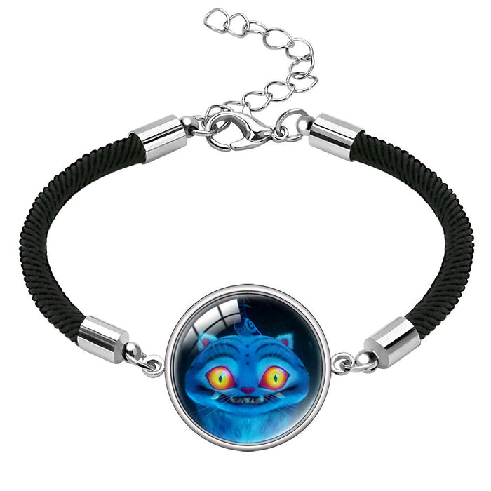 Wholesale Multicolor cord  Kpop Time Gem gemstone bracelet