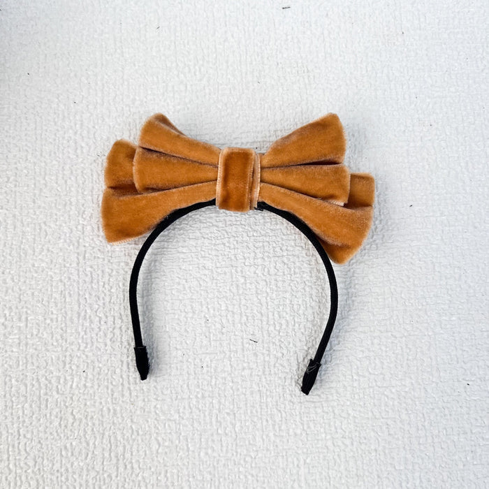 Wholesale Doll clothes sit party cloth cloth clothes accessories velvet bow hairband