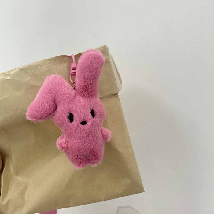 Wholesale Rabbit keychain cute and sweet plush backpack pendant accessory