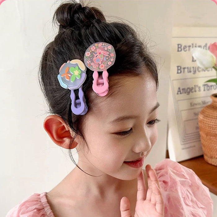 Wholesale hairpin children's cartoon rabbit cute hairpin hair accessories