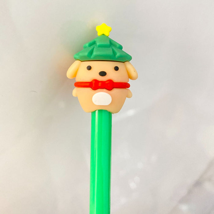 Wholesale Christmas gel pen carbon pen primary school student gift prize Christmas stationery gift water pen