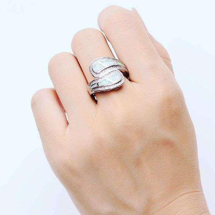 Wholesale Platinum Double Tail Ring