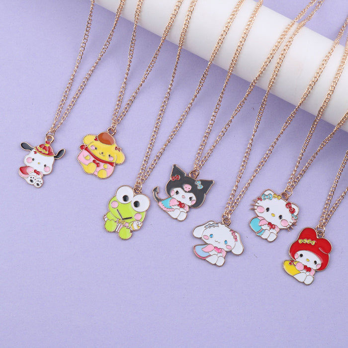 Wholesale Cartoon Alloy Pendant Necklace JDC-NE-FuYu015