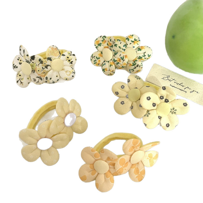 Wholesale Flower Headband  Rope Rubber Band Hair Scrunchies