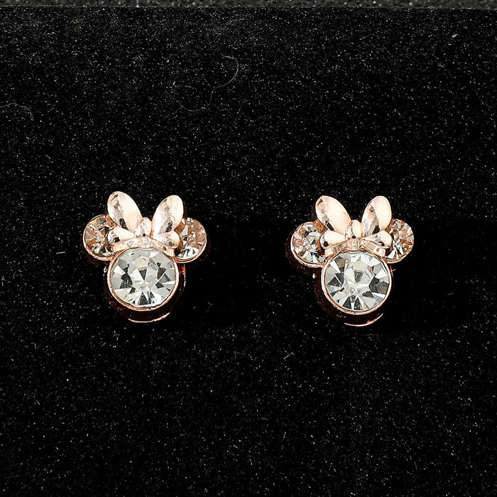 Wholesale Anime character alloy stud earrings with diamonds
