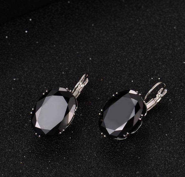 Wholesale Popular accessories, fashionable temperament, micro inlaid square diamond earrings, ear studs, ear buckles, earrings