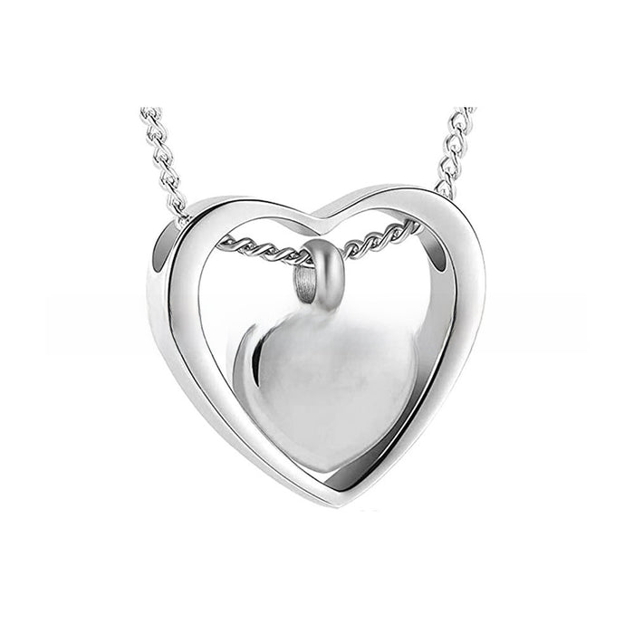 Wholesale Pendant necklace hollowed out heart-shaped creative jewelry necklace