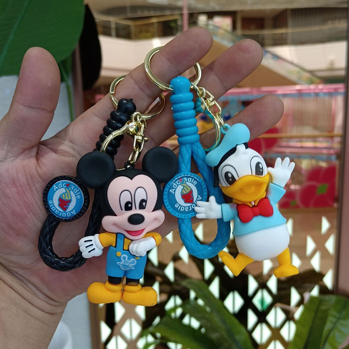 Wholesale Cartoon Silicone Doll Keychain JDC-KC-KuangK043