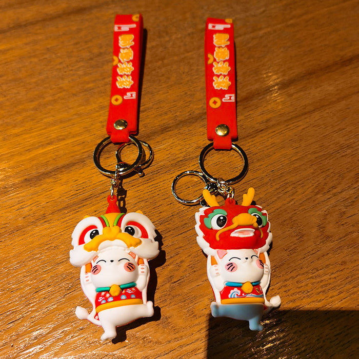 Wholesale Cartoon Doll Rubber Keychain JDC-KC-Tingm166