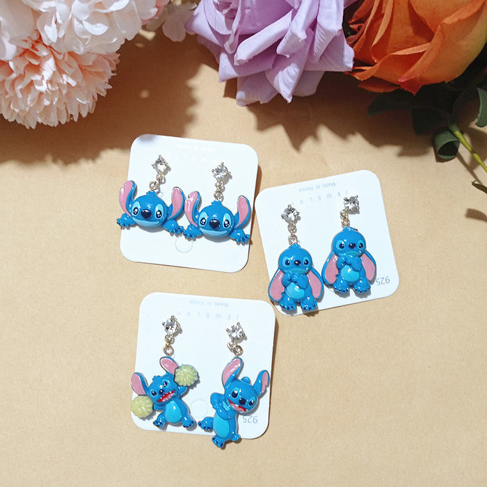 Wholesale Cute Resin Cartoon Earrings JDC-ES-Xiaox016