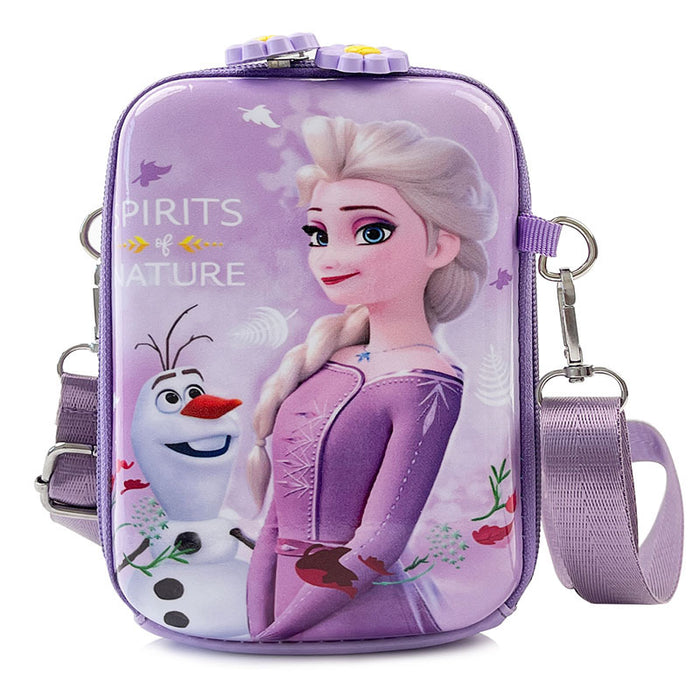 Wholesale Children's bag new stylish girl crossbody bag cute ice princess shoulder bag baby coin purse