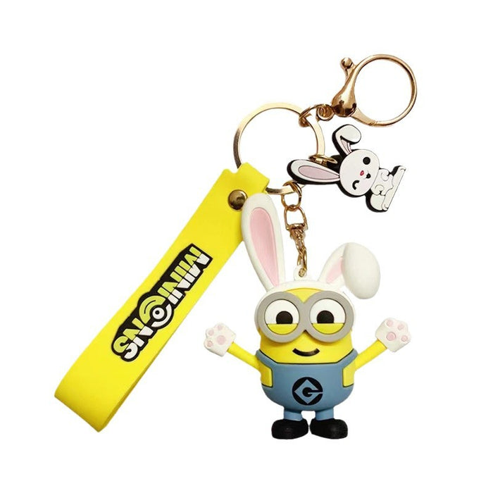 Wholesale Cartoon Cute Key Chain Doll Drop Glue Car Keychain Pendant