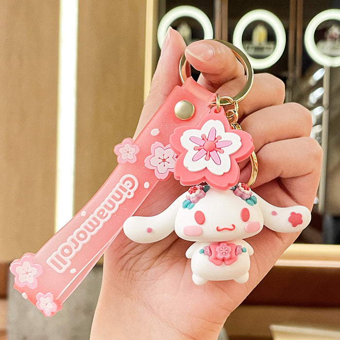 Wholesale Silicone Cartoon Doll Keychain JDC-KC-Benxin013