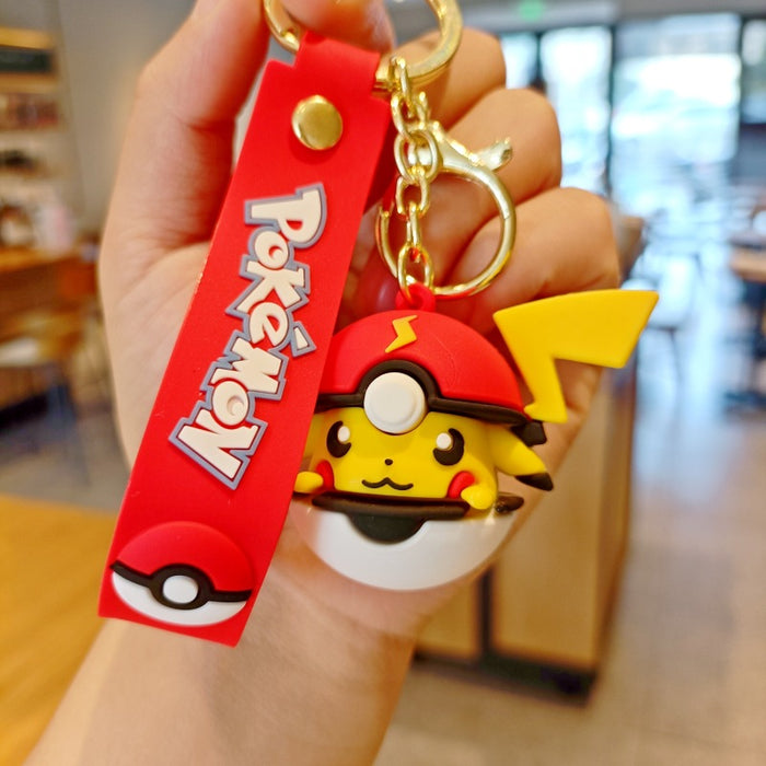 Wholesale Cartoon Keychain with PVC Car Key Accessory for Boutique Resale
