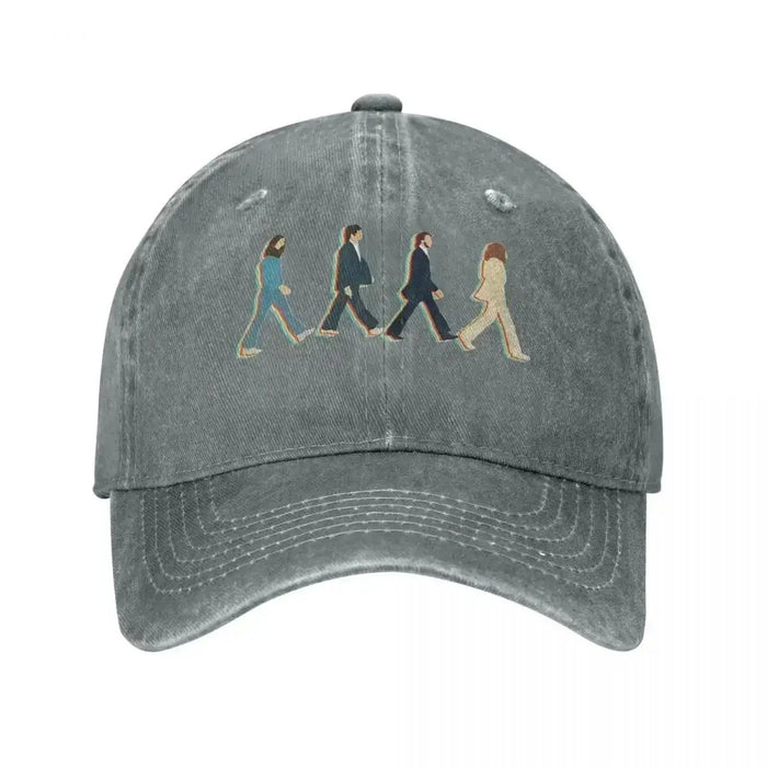Wholesale Trendy Printed Baseball Cap Adjustable Curved Brim Summer Outdoor Sun Hat Fashion Accessory
