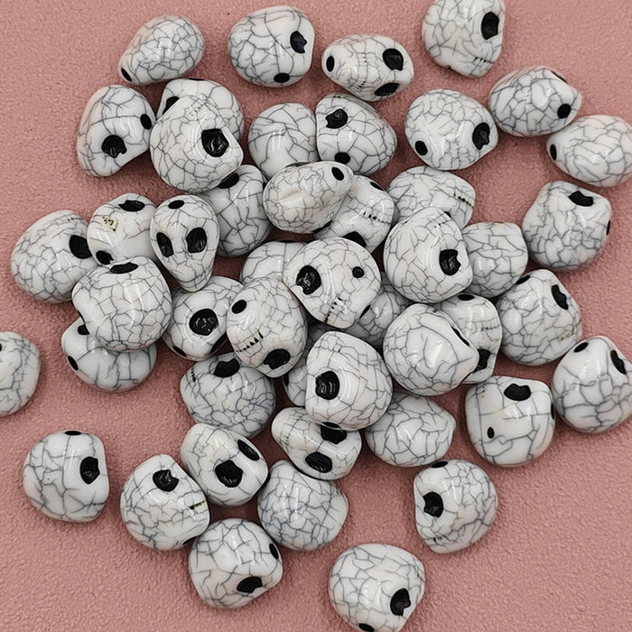 Wholesale Acrylic Skull Loose Beads – DIY Phone Keychain Car Charms