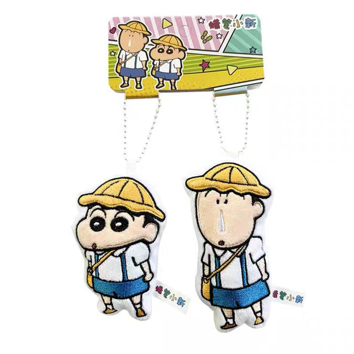 Wholesale   plush   cartoon plush keychain men's and women's schoolbag small pendant