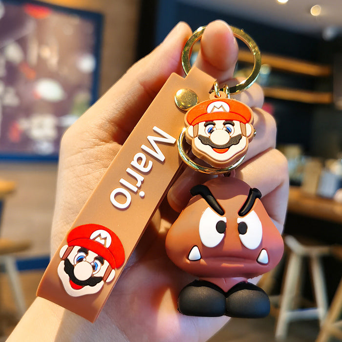 Wholesale Cartoon Doll Rubber Keychain JDC-KC-Tingm026