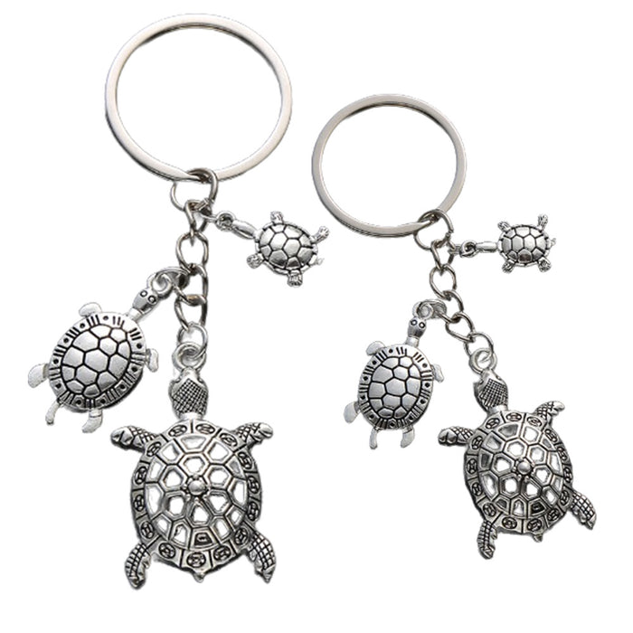 Wholesale Turtle Alloy Keychain JDC-KC-LuNeng009