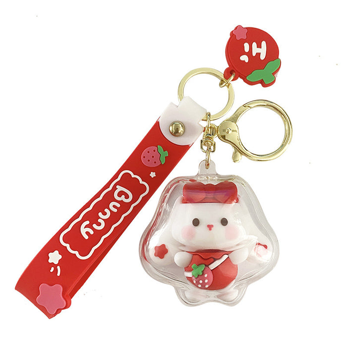 Wholesale Cute Rabbit Keychain JDC-KC-LingY013