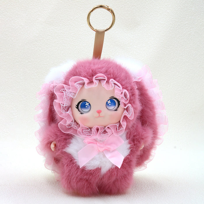 Wholesale Lolita Rabbit Plush Doll Toy Pendant Able Ornament Gift