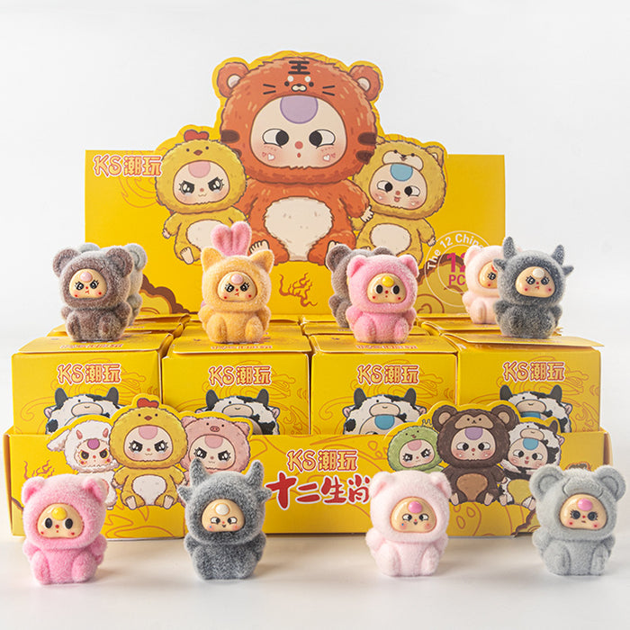 Wholesale 12pcs Doll Random doll toy cute flocking doll