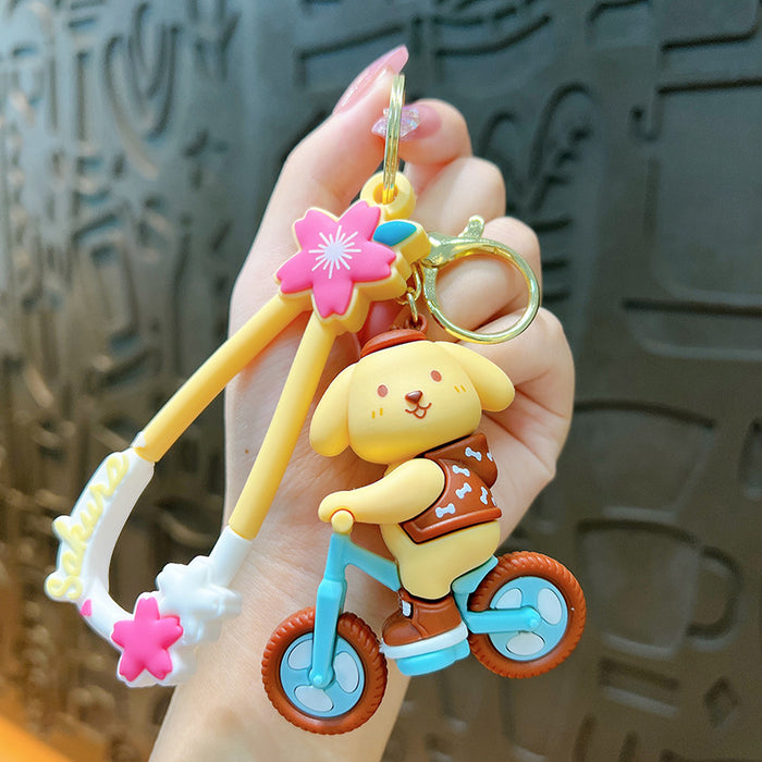 Wholesale Silicone Cartoon Doll Keychain（S） JDC-KC-YanG034