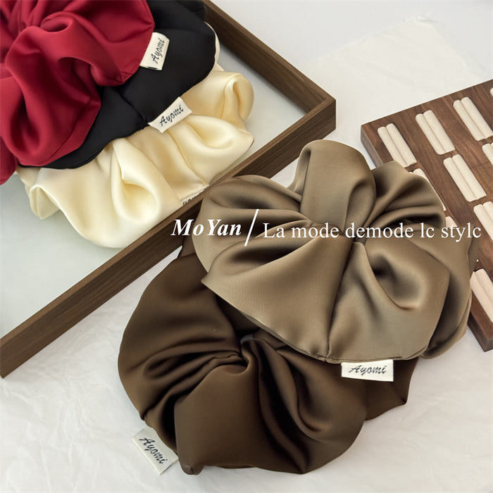 Wholesale Hair Ring Elegant Tie Rope Women's Simple Rubber Tendon Ball Hair Rope Tie Head Flower