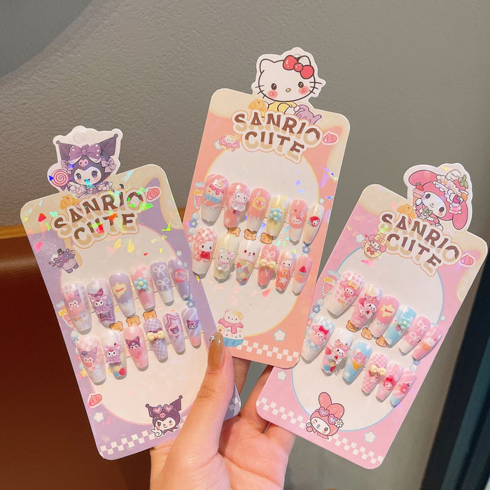 Wholesale children Long cute nail stickers