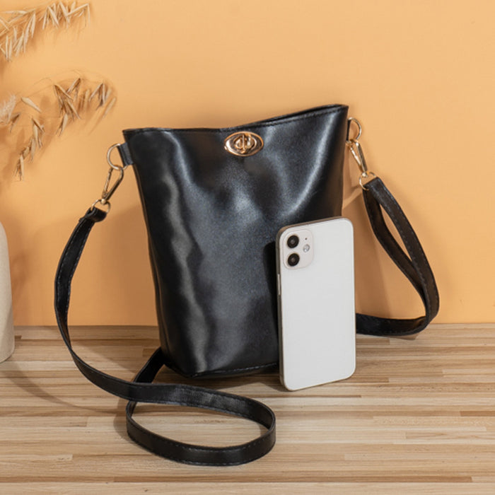 Wholesale Girls' mobile phone bag, women's bag, fashionable buckle, crossbody shoulder bag