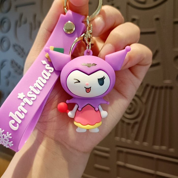 Wholesale Cute 3D Doll Silicone Keychain JDC-KC-MingT141