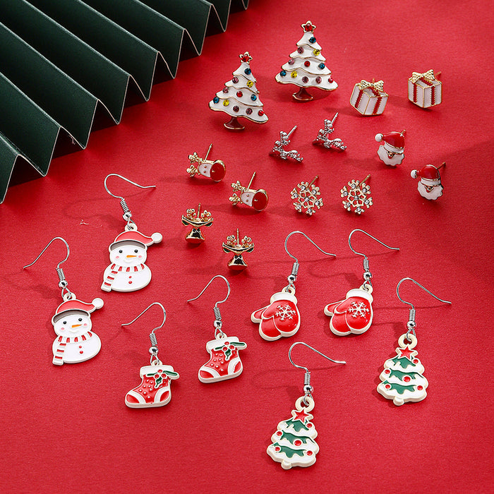 Wholesale Alloy Christmas Earrings Set